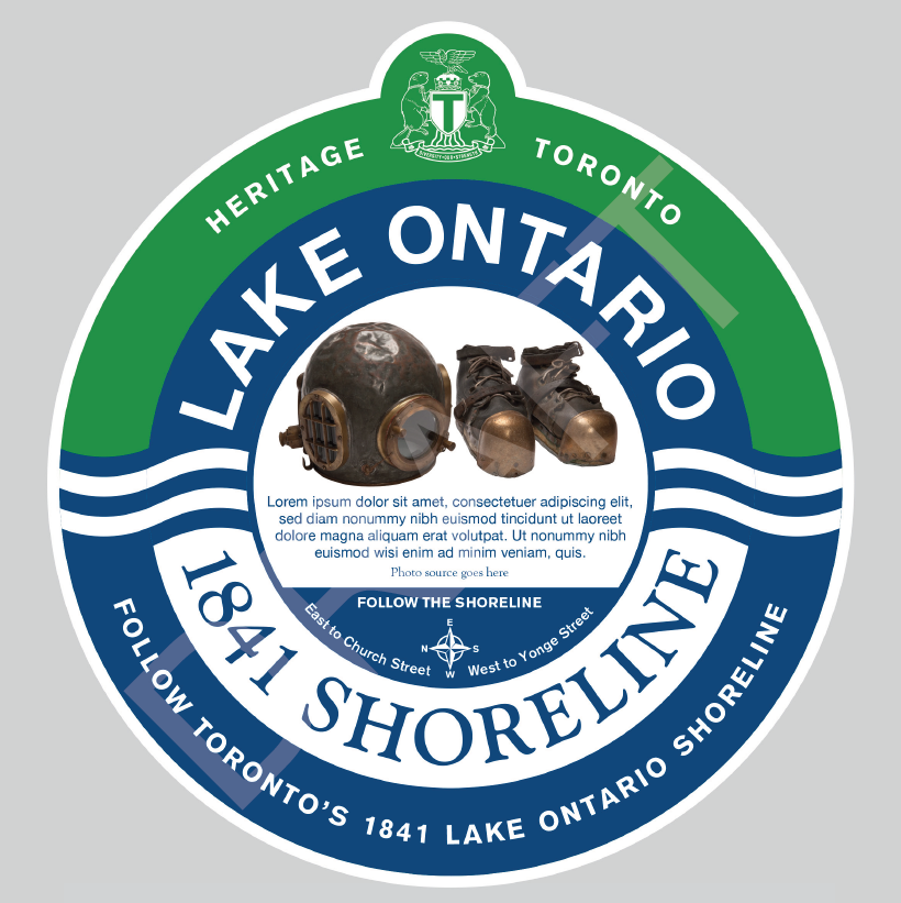 A Draft Plaque that will be installed.